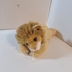 Steiff Leo Lion Plush 10" Soft Cub Stuffed Animal